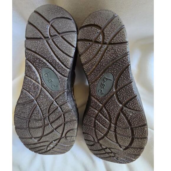 BOC Born Concept Wedge Suede Brown Ankle Clogs Heels Cottagecore Boho Y2K Sz 6.5 - Picture 8 of 13